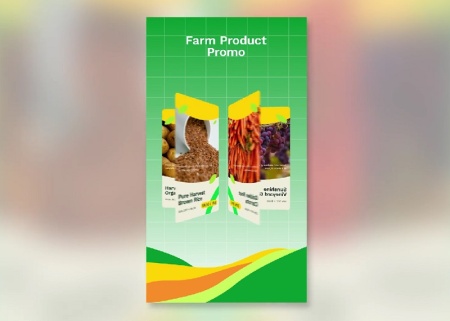 دانلود پروژه افتر افکت برای تبلیغ محصولات کشاورزی در ریل Farm Product