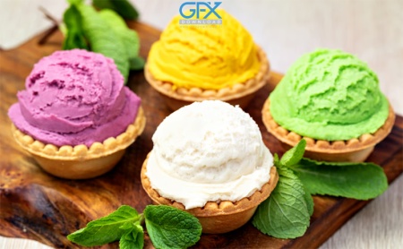 دانلود عکس انواع بستنی با کیفیت بالا و رنگ‌بندی متنوع