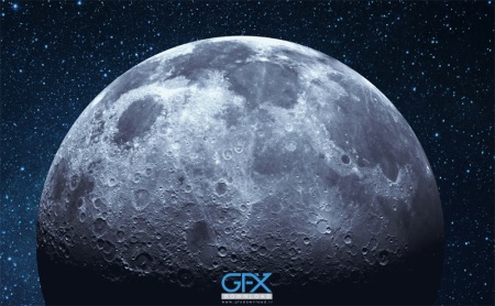 عکس ماه از نزدیک با کیفیت Full HD مناسب تصویر زمینه