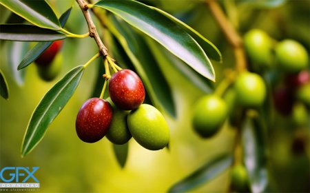 عکس شاخه و برگ زیتون