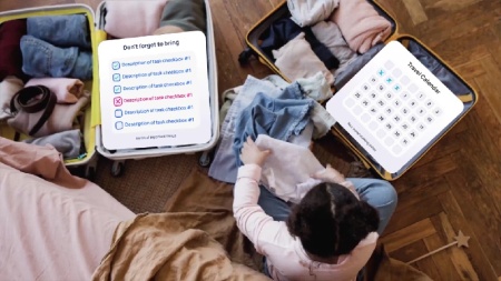 پروژه حرفه‌ ای افتر افکت برای نمایش ابزارک‌های سفر و بار Travel Counters Pack