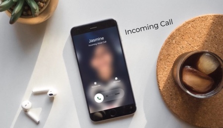 تمپلیت موشن تماس صوتی و تصویری موبایل برای افتر افکت