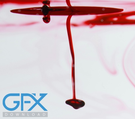 عکس و تصویر قطره خون در حال چکیدن با کیفیت بالا