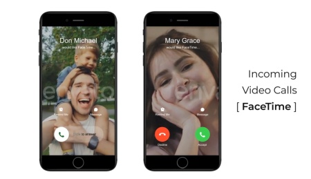 پروژه شبیه سازی تماس گوشی در افتر افکت