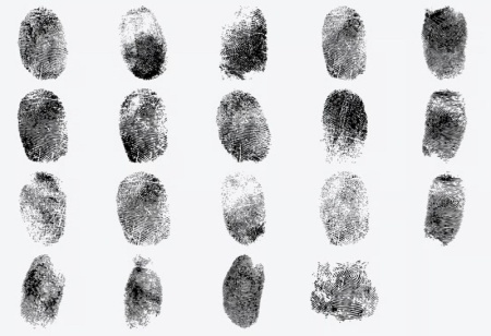 دانلود براش های اثر انگشت برای فتوشاپ Stamp Fingerprint