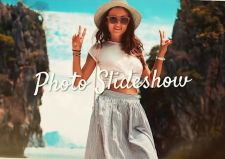 پروژه افتر افکت گالری عکس سه بعدی با افکت نور Elegant 3D Photo Slideshow