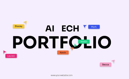 پروژه افتر افکت معرفی هوش مصنوعی و فناوری AI Technology Portfolio