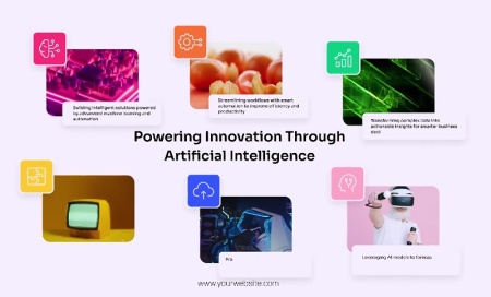 پروژه افتر افکت معرفی شرکت فناوری AI Technology Portfolio