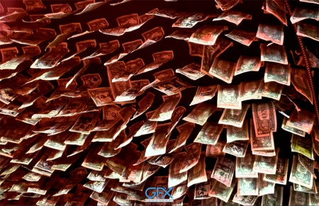 تصویر اسکناس دلار آمریکا با کیفیت بالا