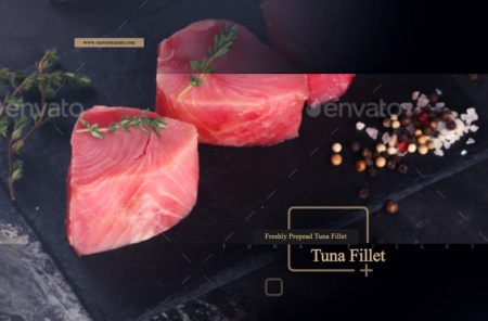 پروژه افتر افکت منوی رستوران با طراحی هندسی Geometric Restaurant Menus