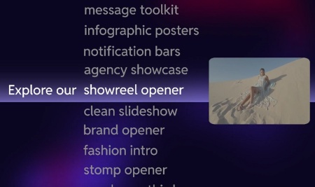 دانلود پروژه افتر افکت پرتفولیو حرفه‌ای و معرفی استودیو خلاق Portfolio Showcase