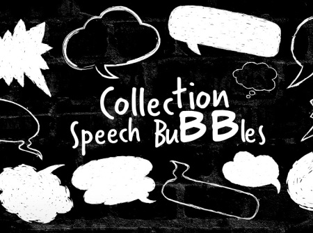 دانلود پروژه افتر افکت حباب گفتار با طراحی دست ساز Bubbles Collection