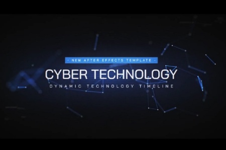 پروژه افتر افکت معرفی خدمات فناوری سایبری و امنیت Cyber Technology
