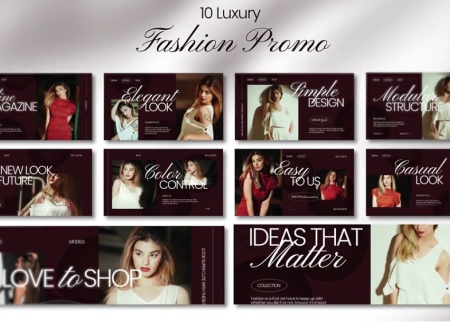 پروژه افتر افکت اسلایدشو مجله مد و فشن شیک Fashion Magazine Promo