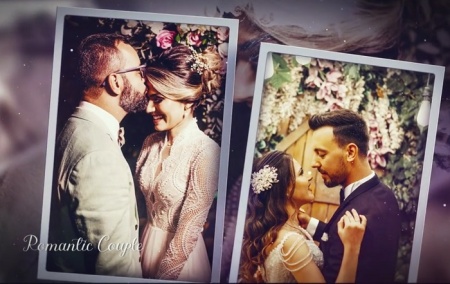پروژه افتر افکت اسلایدشو عروسی با تایپوگرافی Wedding Slideshow Cursive Typography
