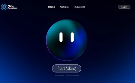 دانلود موشن گرافیک دستیار هوش مصنوعی برای افتر افکت Ai Assistant Motion