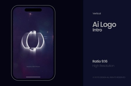 پروژه افتر افکت نمایش لوگو با طراحی تکنولوژیک Ai Logo Intro
