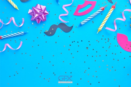 بک گراند جشن تولد پسرانه برای طراحی و چاپ