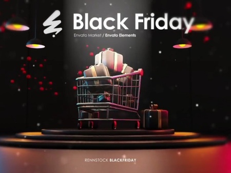 دانلود پروژه افتر افکت افتتاحیه فروش ویژه و حراج بلک فرایدی Black Friday