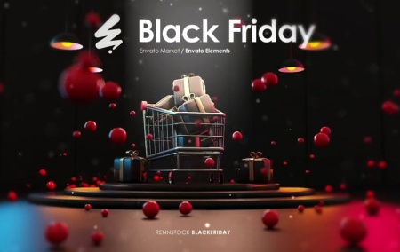 دانلود پروژه تبلیغاتی افتر افکت برای بلک فرایدی Black Friday