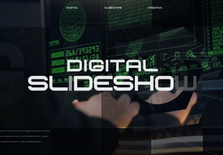 دانلود پروژه افتر افکت اسلایدشو دیجیتال و تکنولوژی Digital Slideshow