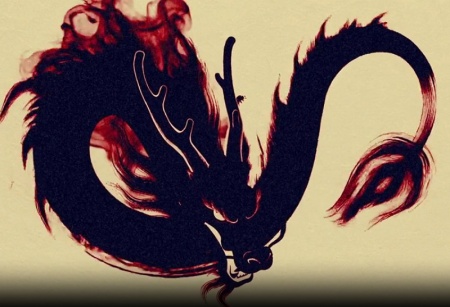 دانلود پروژه افتر افکت نمایش لوگو با افکت اژدهای جوهری Ink Dragon