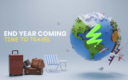 پروژه افتر افکت تیزر تبلیغاتی سفر و گردشگری سه بعدی Travel Vacation Promo